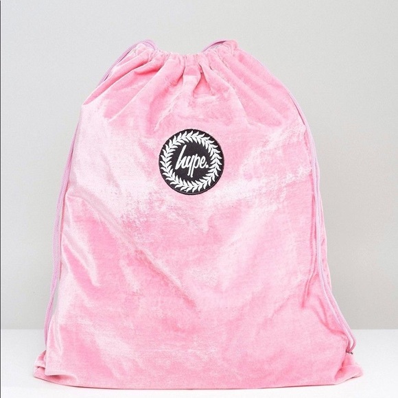 New hype velvet backpack handbag - Picture 1 of 2